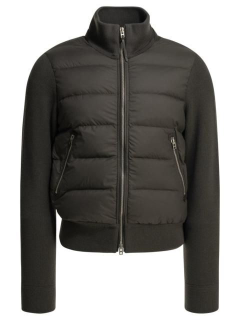 TOM FORD Tom Ford Nylon and wool short down jacket (IT 54)