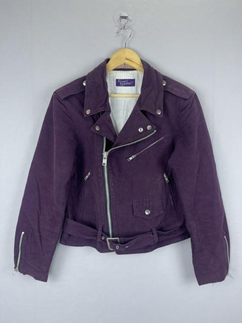 Other Designers Japanese Brand × Le Grande Bleu (L.G.B.) × Vintage - Vintage Grand Global Double Colar Biker Jacket