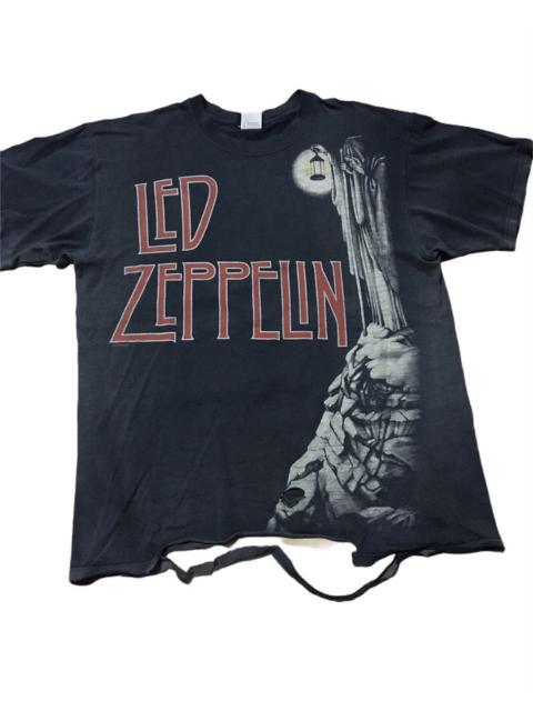 Other Designers Vintage led zeppelin band tees X anvil distressed