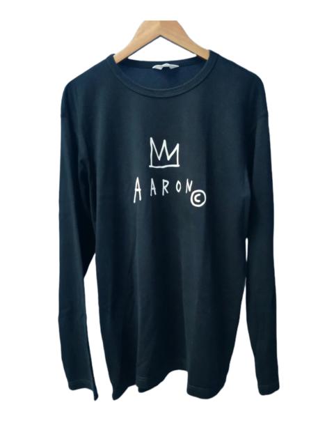 Other Designers Vintage - Vintage Jean-Michel Basquiat Aaron Designer Art Tee Graffiti