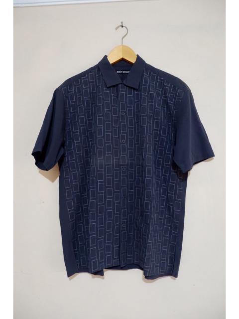 Issey Miyake Open Collar Stitching Shirt