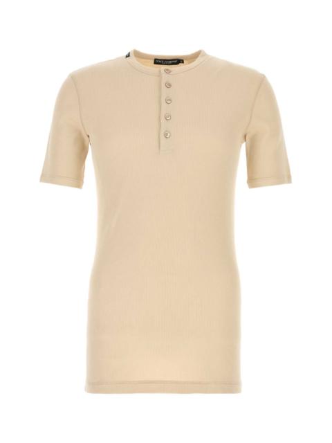 Dolce & Gabbana Dolce & Gabbana Men Skin Pink Cotton T-Shirt