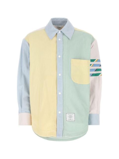 THOM BROWNE Multicolor Corduroy Shirt