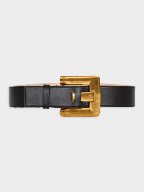 Balmain Anthem Leather Belt