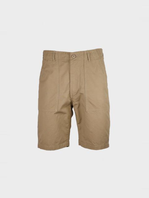 orSlow US Army Fatigue Shorts - Beige Ripstop