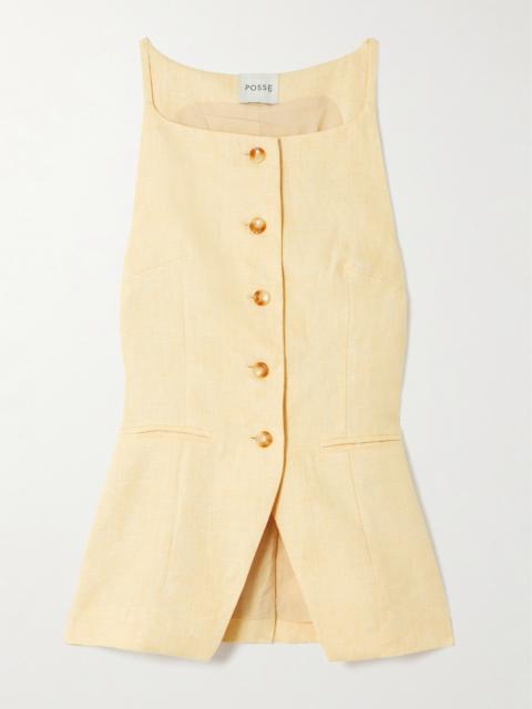 POSSE Nancy Linen Vest