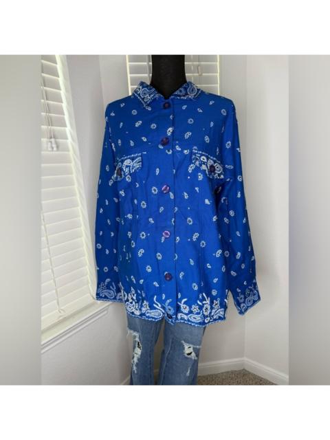 Other Designers Blue Paisley Women's Jacket BOGO