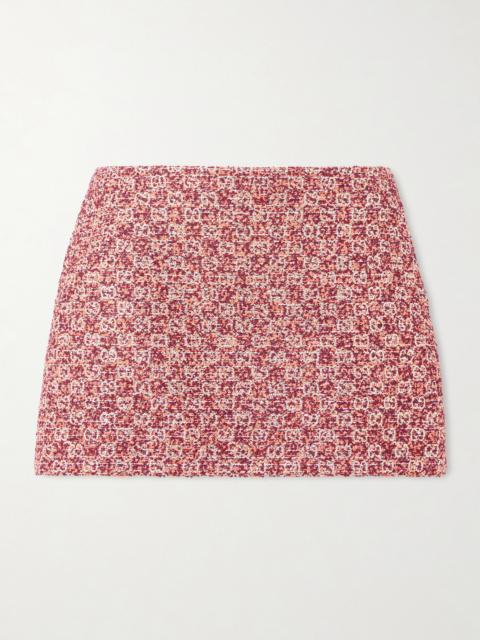 GUCCI Metallic Tweed Mini Skirt