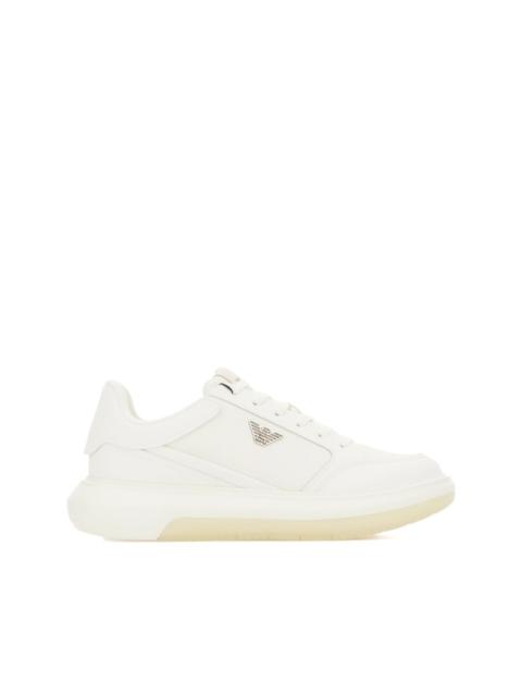 EMPORIO ARMANI logo-plaque platform sneakers