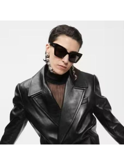 SAINT LAURENT NEW Saint Laurent SL641 001 Black Cat Eye Unisex Sunglasses