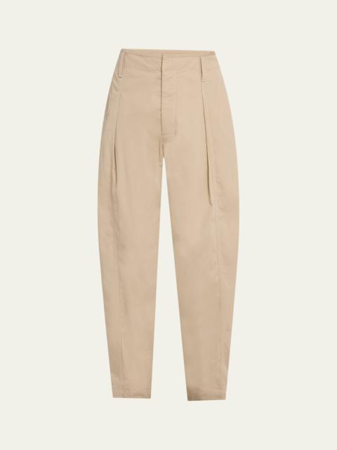 Lemaire Men's Maxi Pleated Twill Pants