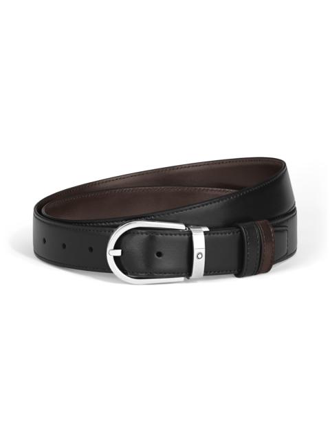 Montblanc HORSESHOE 30 MM REVERSIBLE BELT IN MEISTERSTÜCK LEATHER