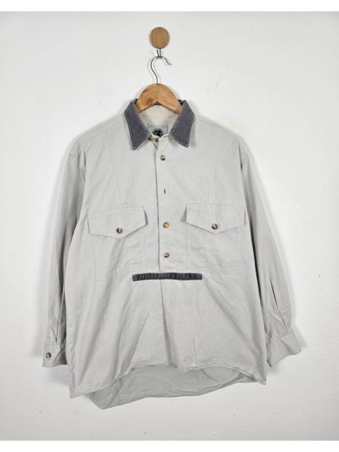Nigel Cabourn Nigel Cabourn button designer thrashed shirt