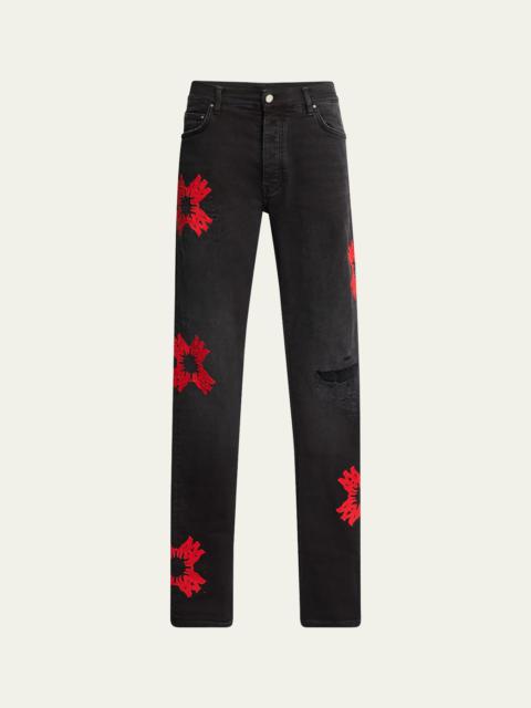 Men's MA Quad Applique Skinny Jeans