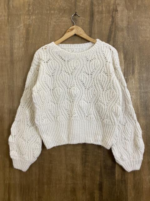 Other Designers Japanese Brand - Japanese Brand White Knit Sweaters #1843