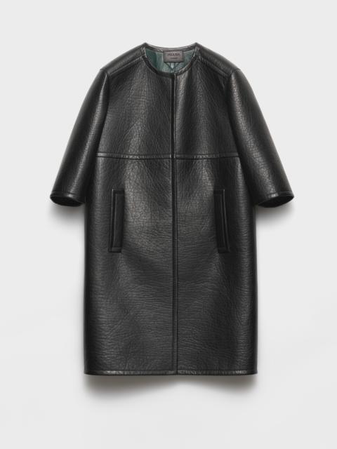 Prada Bonded leather coat