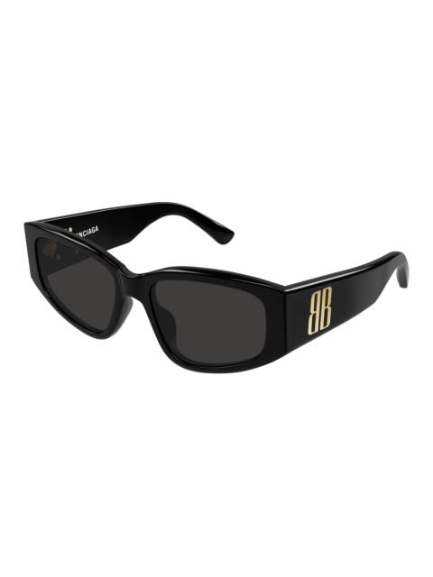 BALENCIAGA Balenciaga Grey Cat Eye Ladies Sunglasses BB0475S 001 56