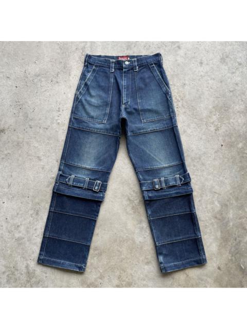 Other Designers RARE🔥 Vintage BONDAGE Japanese Faded PUNK Denim Jeans Pants