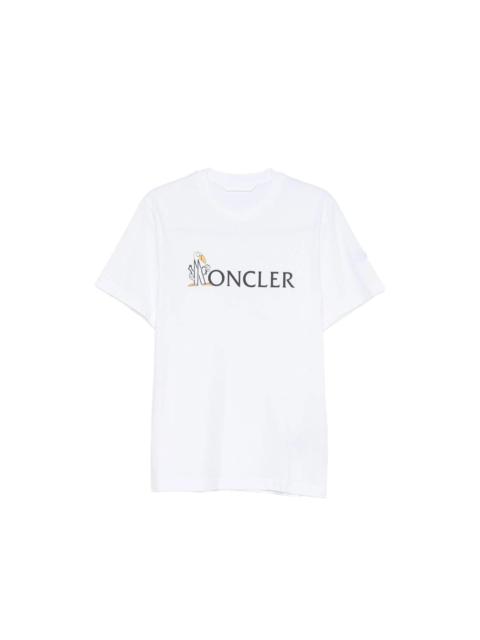 Moncler Moncler White T-Shirts & Vests - T-Shirts Men