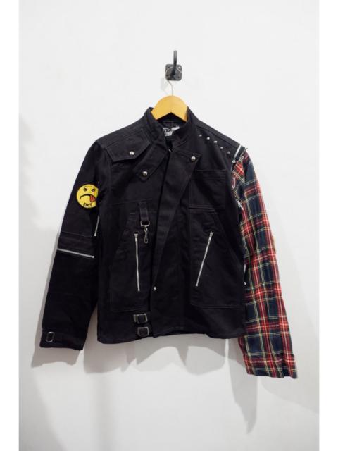 Hysteric Glamour Punk harajuku style bondage triple 666 original jacket