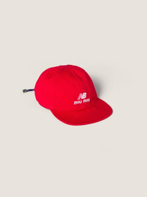 Miu Miu Denim baseball cap