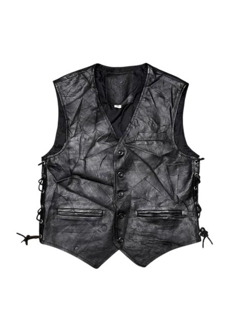 Other Designers Vintage Eagle Motorcycle Leather Vest