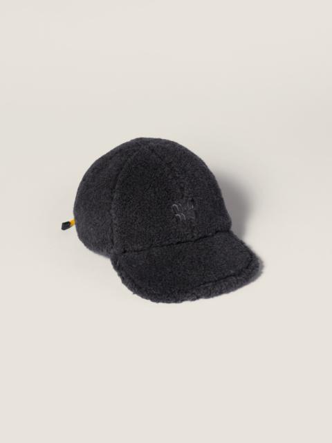 Miu Miu Fleece baseball cap