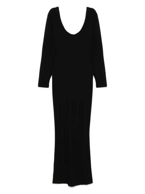 AYA MUSE scoop-neck maxi dress