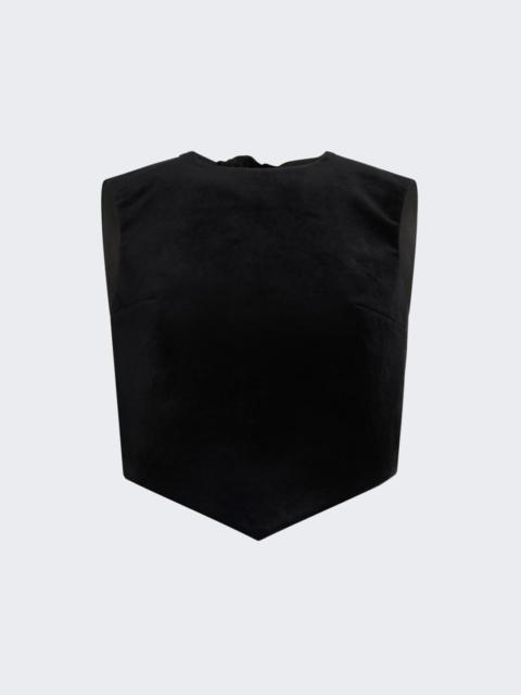 PATOU Scarf Top Black