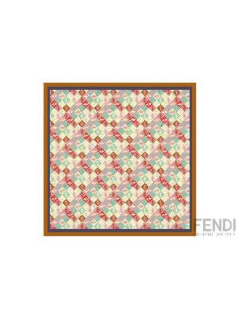 FENDI Fendi Women Printed Foulard Ff Grid