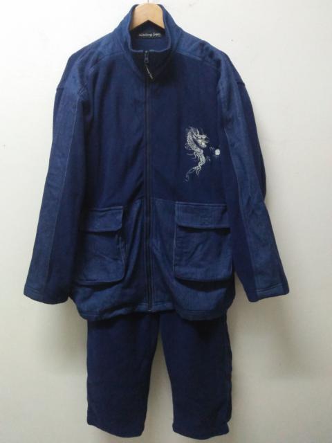 Other Designers Japanese Brand - One set sweater and pants fleece embroidery