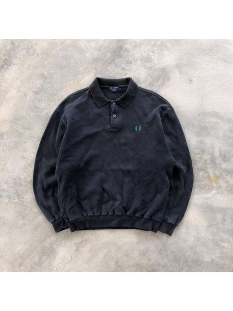 Fred Perry FRED PERRY Black Collar Sweatshirt