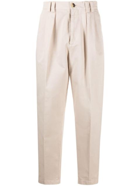 Brunello Cucinelli Cotton relaxed fit trousers