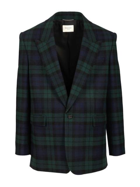 SAINT LAURENT Saint Laurent Men Tartan Jacket