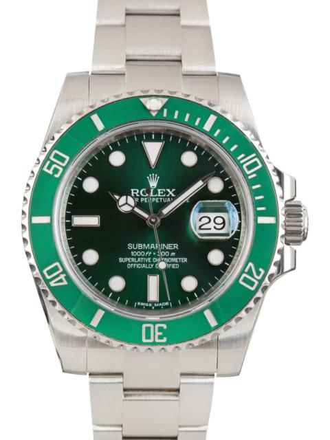 Rolex Submariner 116610LV Steel Hulk