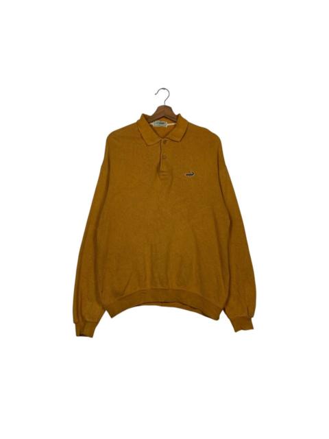 Other Designers Japanese Brand - Vintage CROCODILE Half Button Polo Sweatshirt #2403-C108