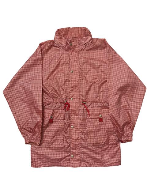 Other Designers Vintage - Elle Lumiere Paris Checkered Raincoat