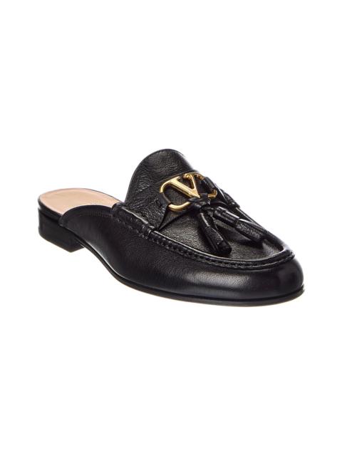 Valentino Valentino VLogo Signature Leather Mule