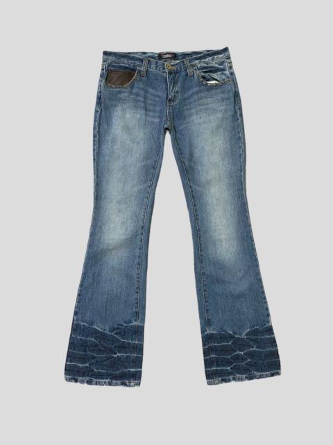 Hysteric Glamour Flare Lowbox Muddy Wash Claw Marks Boot Cut Denim
