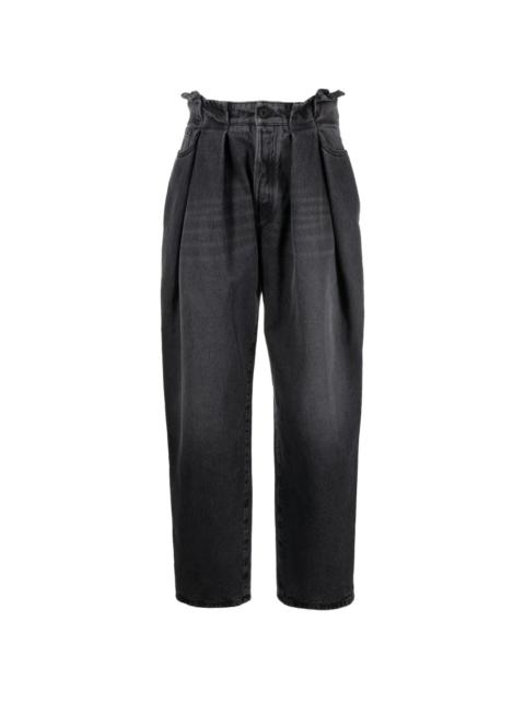 Off-White loose-fit paperbag jeans