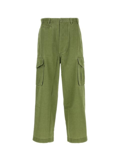 KENZO Green cotton cargo pant