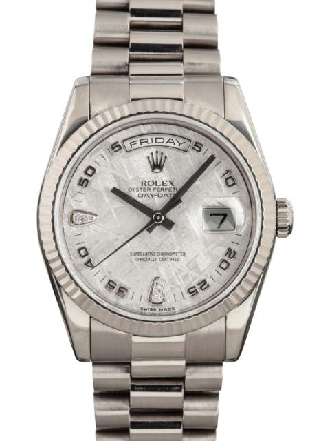 Rolex Day-Date 118239 Meteorite Diamond Dial