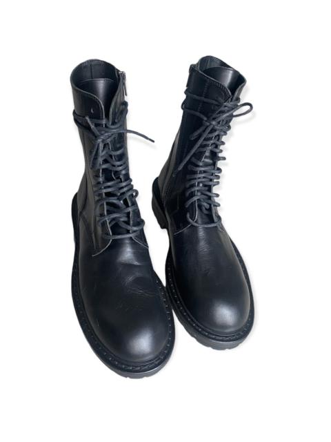Ann Demeulemeester FW19 Black Alec Ankle Combat Boots