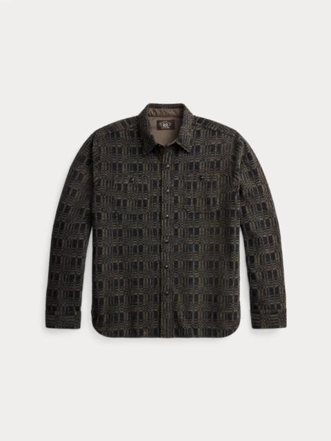 RRL by Ralph Lauren Jacquard-Knit Wool-Blend Workshirt