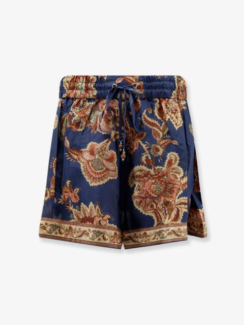 Zimmermann Zimmermann Aster Relaxed Silk Bermuda Shorts