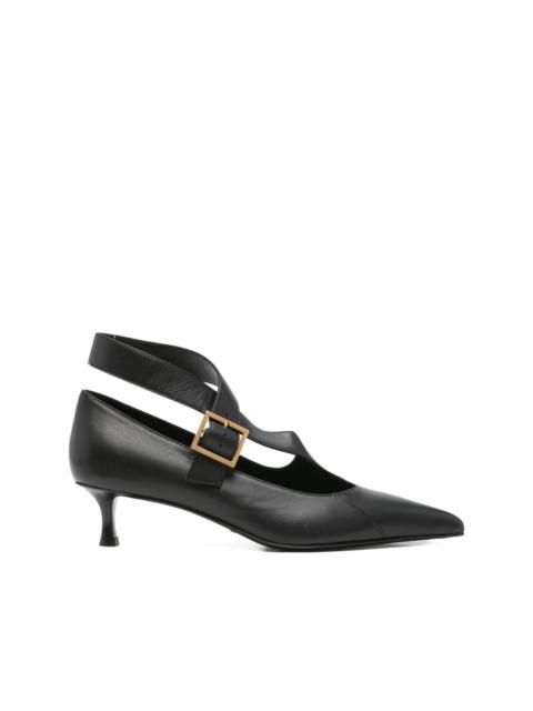 KHAITE 45mm Sloan buckle-strap pumps
