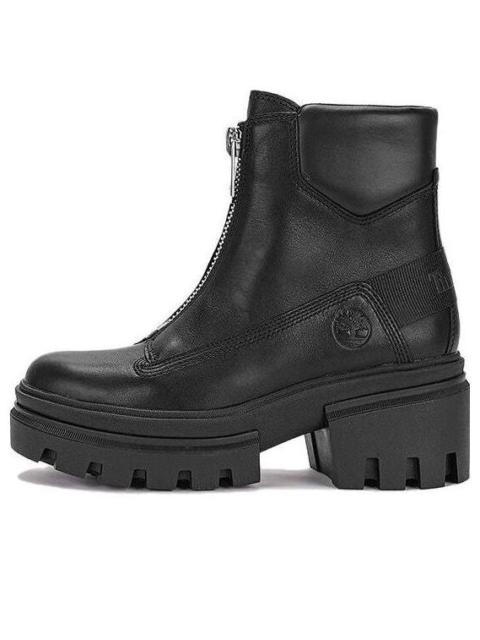 Timberland (WMNS) Timberland Everleigh Front-Zip Boot 'Black Nubuck' A5YJV