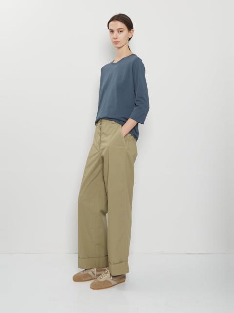 Dries Van Noten Pakora Cotton Pants — Cement