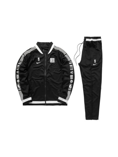 Nike Nike NBA Brooklyn Nets Starting 5 Dri-Fit Tracksuit Black/White