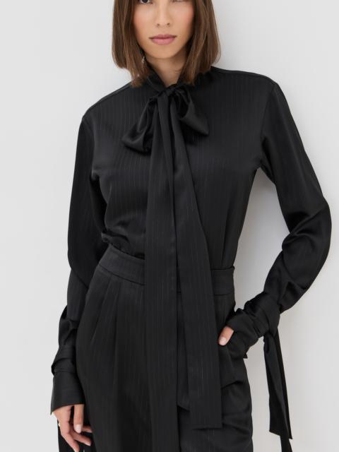 LaQuan Smith Pussybow Blouse